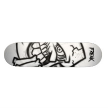 Freak Skull Custom Skateboard