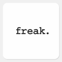 freak. sticker