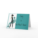 Freakin' Fabulous 40th Birthday Card for Women