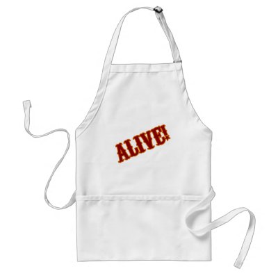 FREAKS ALIVE! APRON by spyderfyngers