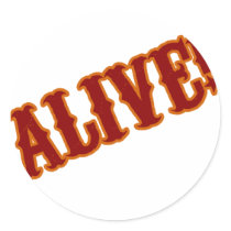 FREAKS ALIVE! ROUND STICKER