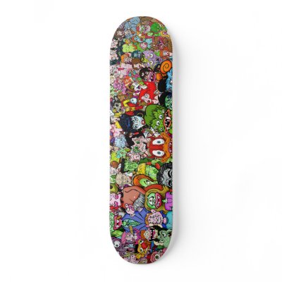 Freaks And Geeks Skateboard by radiationzero