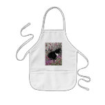Freckles in Flowers II Apron - Tuxedo Cat