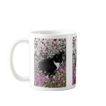 Freckles in Flowers II Mug - Tuxedo Cat
