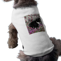 Freckles in Flowers II - Tux Kitty Cat Dog T Shirt