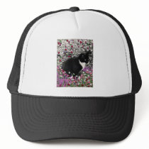 Freckles in Flowers II - Tuxedo Kitty Hats