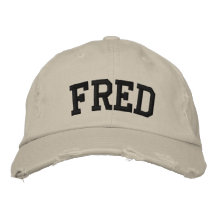 Fred Embroidered Hat