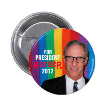 Fred Karger pour le bouton du président 2012 Badges