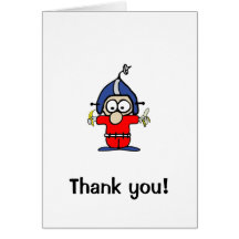 Fred Pinsocket Thank You card (Customizable)