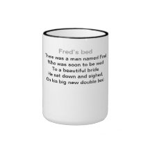 Fred’s bed coffee mug