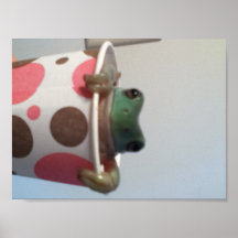 Fred the Frog in a cup Poster