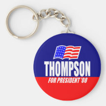 Fred Thompson For President Key Chain
