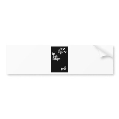 Freddy Fivefingers Bumpersticker by MarcaS_inc