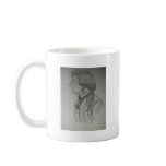 Frederic Chopin Charcoal Portrait Coffee Mug