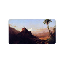 Frederic Edwin Church - In the tropics Custom Address Labels