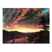 Frederic Edwin Church - Secluded landscape in the postcards