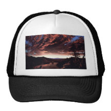 Frederic Edwin Church - Twilight in the Wilderness Mesh Hats