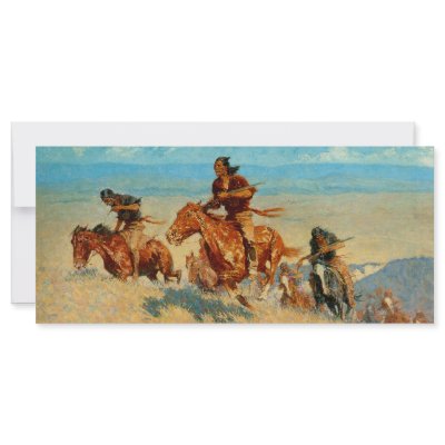 Frederic Remington's The Buffalo Runners (1909) by MasterpieceGallery