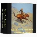 Frederic Remington's The Cowboy (1902) 3 Ring Binders