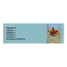 Frederic Remington's The Cowboy (1902) Business Card Templates