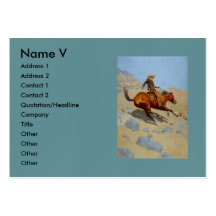 Frederic Remington's The Cowboy (1902) Business Cards