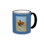 Frederic Remington's The Cowboy (1902) Coffee Mugs