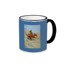Frederic Remington's The Cowboy (1902) Coffee Mugs