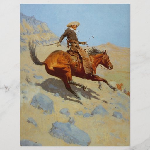 Frederic Remington's The Cowboy (1902) Flyers