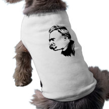 Frederich Nietzsche Portrait Dog Shirt