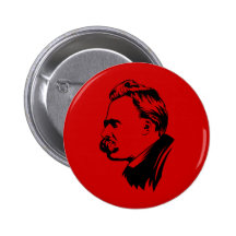 Frederich Nietzsche Portrait Pin