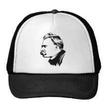 Frederich Nietzsche Portrait Trucker Hats