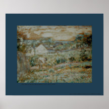 Frederick Carl Frieseke " The Gardener" landscape Print
