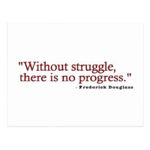 Frederick Douglas Quote Postcards