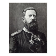 Frederick III, from 'Leisure Hour', 1888 Post Card