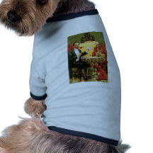 Fredrik The Great ~ Magician Vintage Magic Act Dog T Shirt