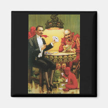 Fredrik The Great ~ Magician Vintage Magic Act Refrigerator Magnets