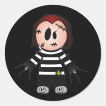 FREDWARD THE CUTE BUT SPOOKY FREAKY KID STICKERS