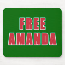 FREE AMANDA T-shirts, buttons, hoodies Mouse Pad