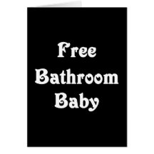 Free Bathroom Baby Cards