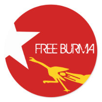 FREE BURMA STICKER