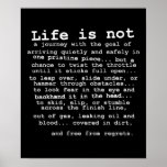 Free From Regrets Dirt Bike Motocross Poster