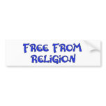 Free From Religion Bumper Stickers