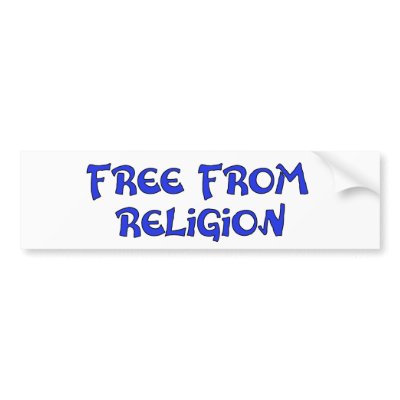 Free From Religion Bumper Stickers by godless_heathen