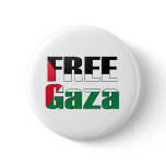 Free Gaza Pinback Buttons