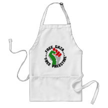 free gaza free palestine apron