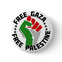 free gaza free palestine pinback buttons