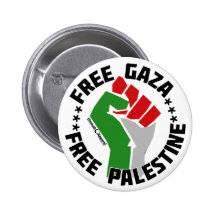 free gaza free palestine pinback buttons