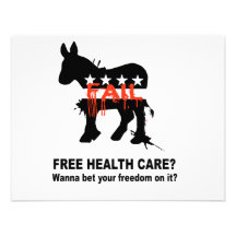 Free health care - wanna bet your freedom announcements