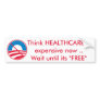 Free HEALTHCARE Bumper Sticker