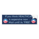 Free HEALTHCARE bumper stickers